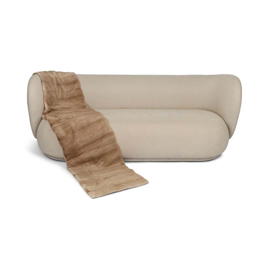 Xadrez de vison | Parte de trás da caxemira | Palomino | 50x204cm