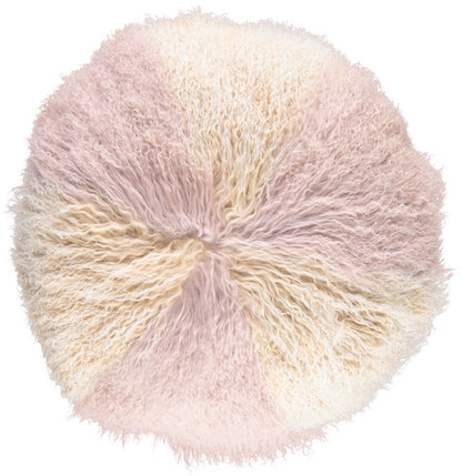 Almofada de pele de cordeiro | Encaracolado | Tibete | Ø45cm, Ø62cm e Ø38cm