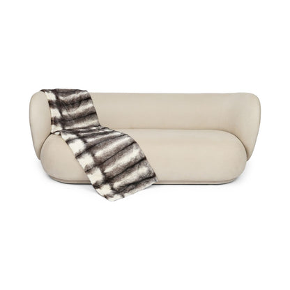 Xadrez de vison | Parte de trás da caxemira | Cruz Negra | 50x170cm