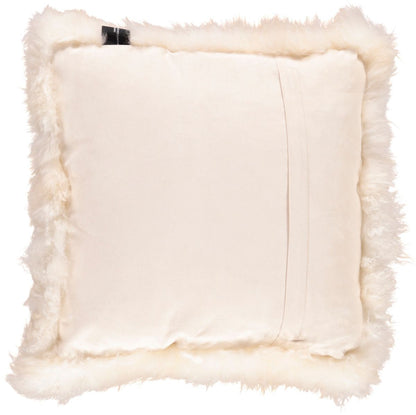 Coleção de Cashmere | Travesseiro | Pele de cordeiro | Tibete | 40x40 cm