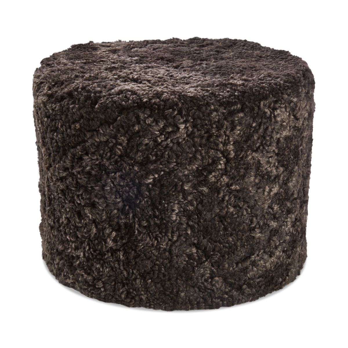 Pufe redondo | Pêlo curto | Nova Zelândia