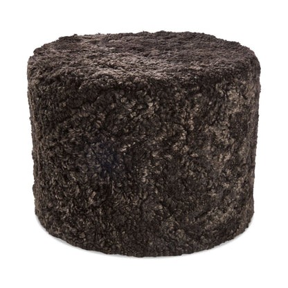 Pufe redondo | Pêlo curto | Nova Zelândia