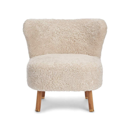 Cadeira de lounge Emil | Brass | Curto -ndado