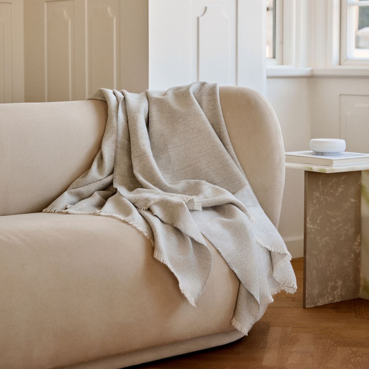 Xadrez de lã Sidsley | 100% lã de alpaca para bebé