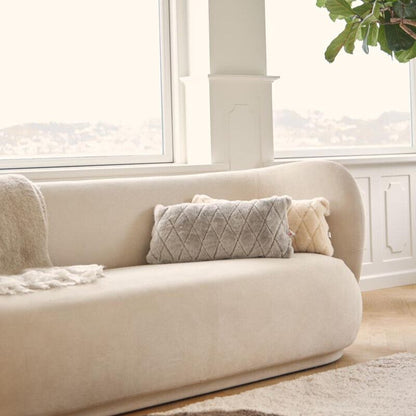 Almofada de folhas | Mocassim | Dupla Face | Nova Zelândia | 28x56cm