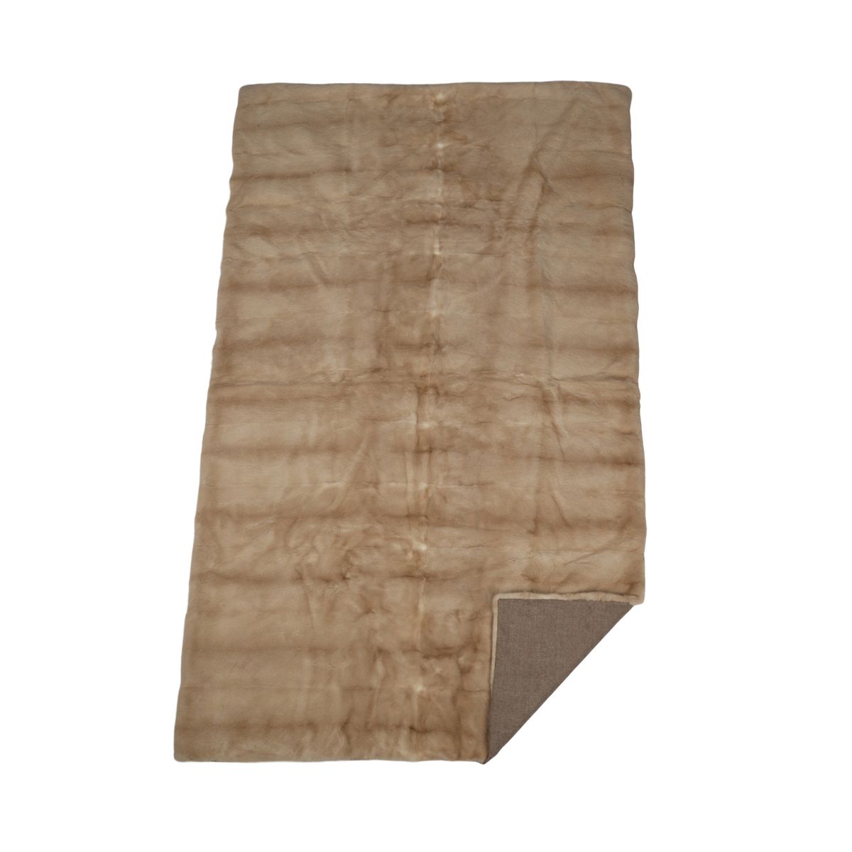 Xadrez de vison | Parte de trás da caxemira | Palomino | 108x172cm