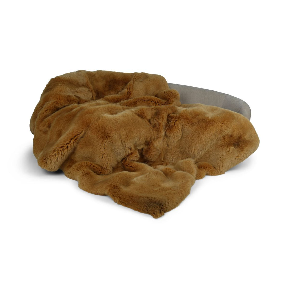 Tapete premium de raposa | Parte de trás da caxemira | Amarelo Mostarda | 240x170cm