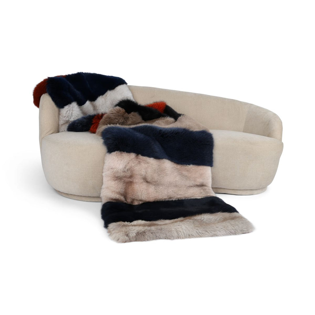 Xadrez raposa premium | Suporte de caxemira | Multicolorido | 70x260cm