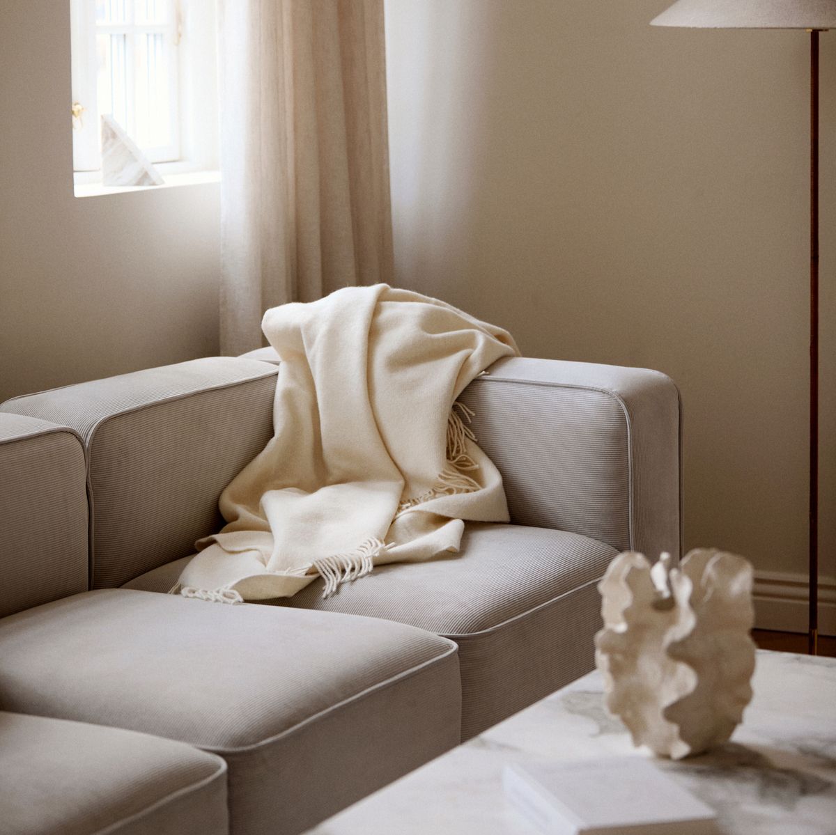 Manta de lã Júlia | 50% lã de alpaca, 50% lã de cordeiro