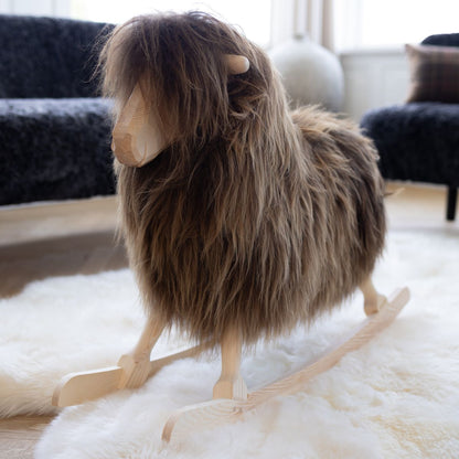 Manray Povl Kjer Design | Pele de cordeiro de Gotlândia | Grande C85xL25xA60 cm