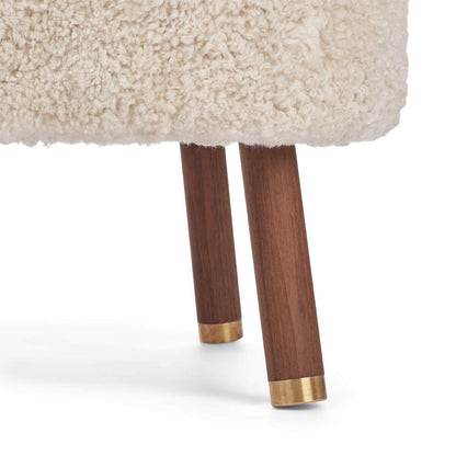 Cadeira de lounge Emil | Brass | Curto -ndado