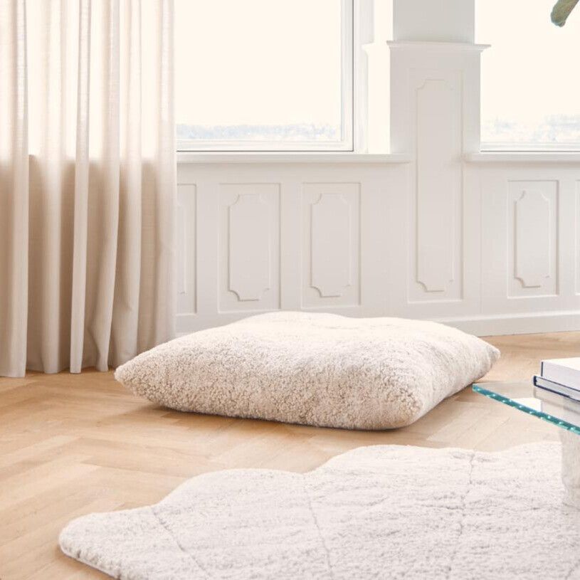 Almofada Maxi Flutuante | Pêlo curto | Nova Zelândia | Dupla Face | 90x90cm