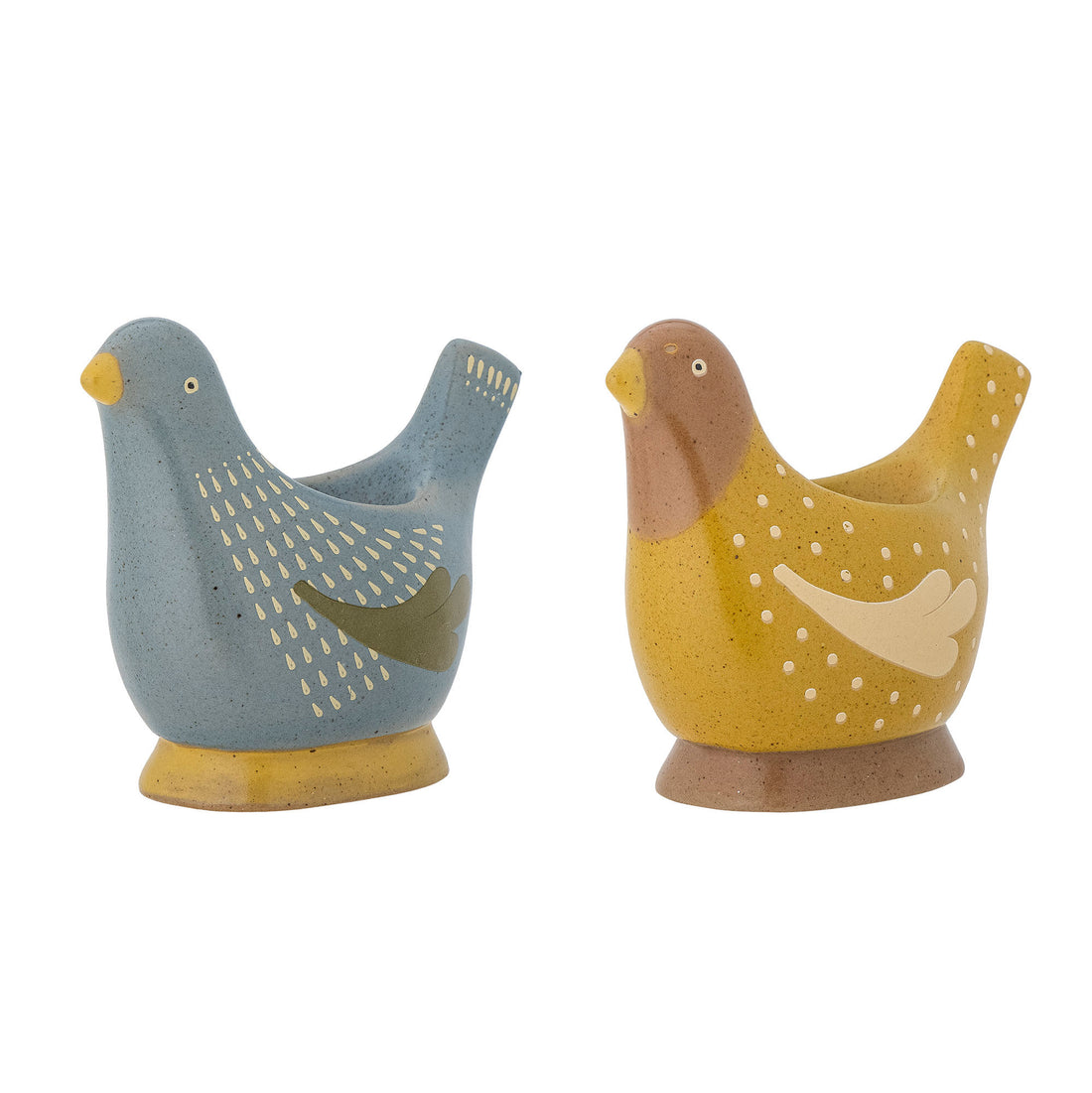 Bloomingville Birdy Egg Beaker, azul, grés