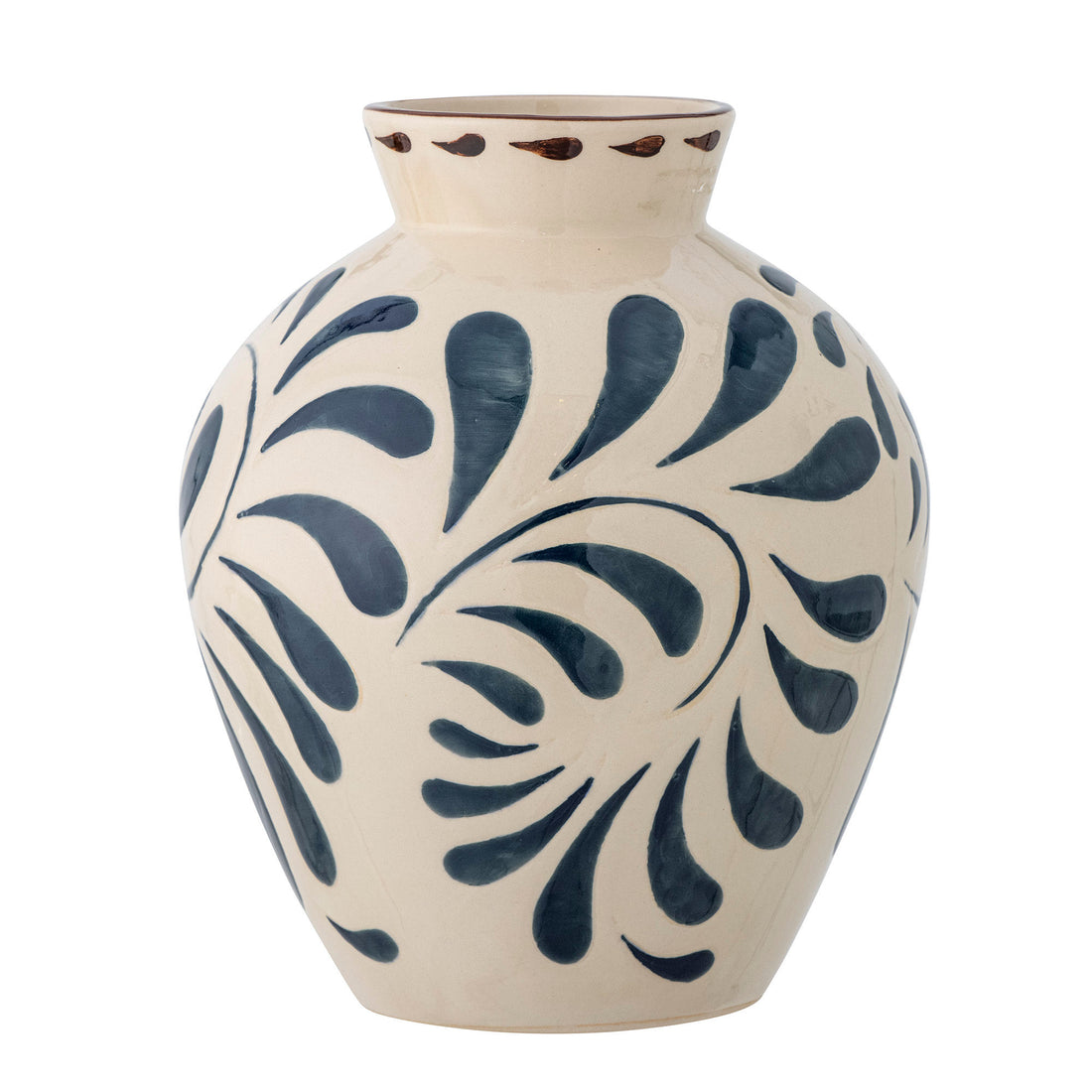 Vaso de Bloomingville Heikki, azul, grés