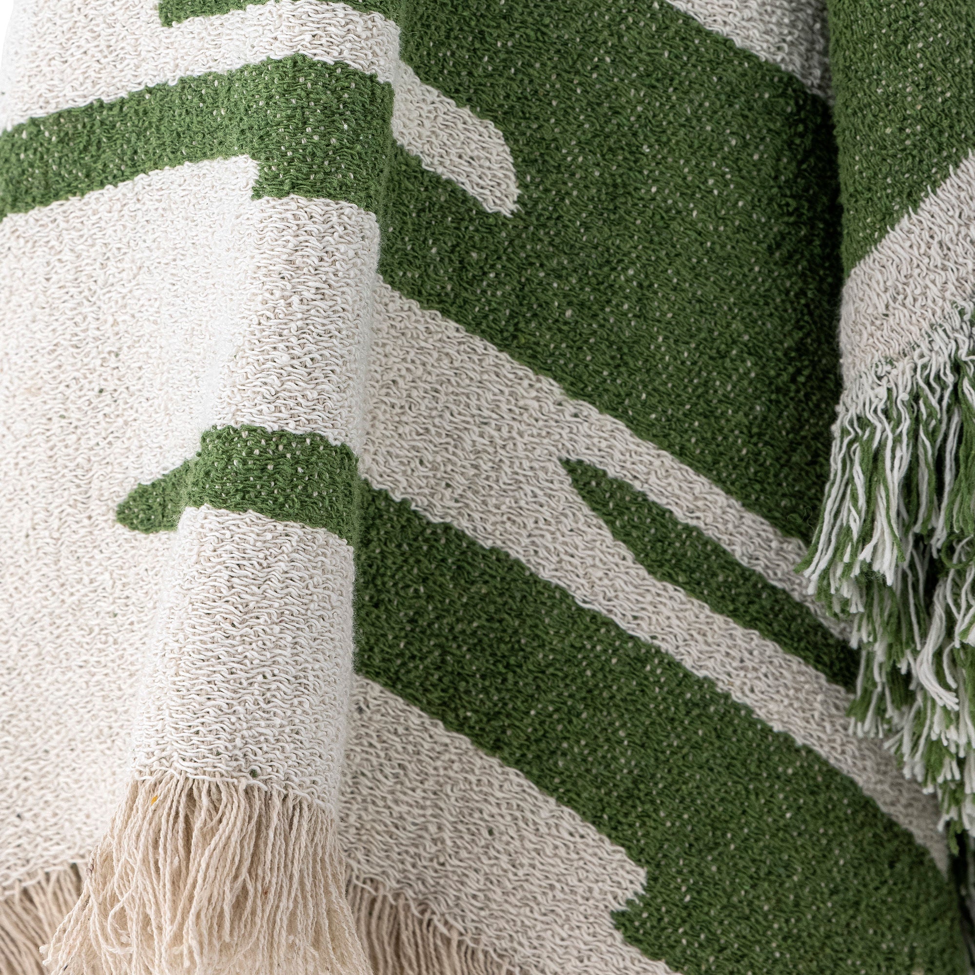 Bloomingville Haxby Plaid, Green, algodão reciclado