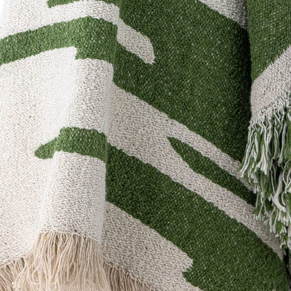Bloomingville Haxby Plaid, Green, algodão reciclado