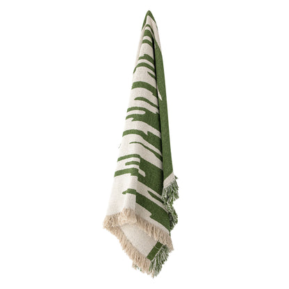 Bloomingville Haxby Plaid, Green, algodão reciclado