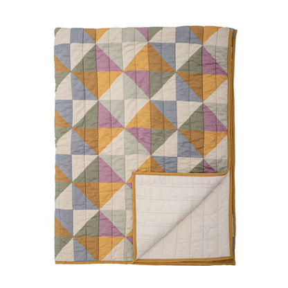 Colcha de tripulação de Bloomingville, amarelo, algodão oeko-tex®