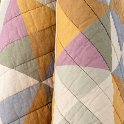Colcha de tripulação de Bloomingville, amarelo, algodão oeko-tex®
