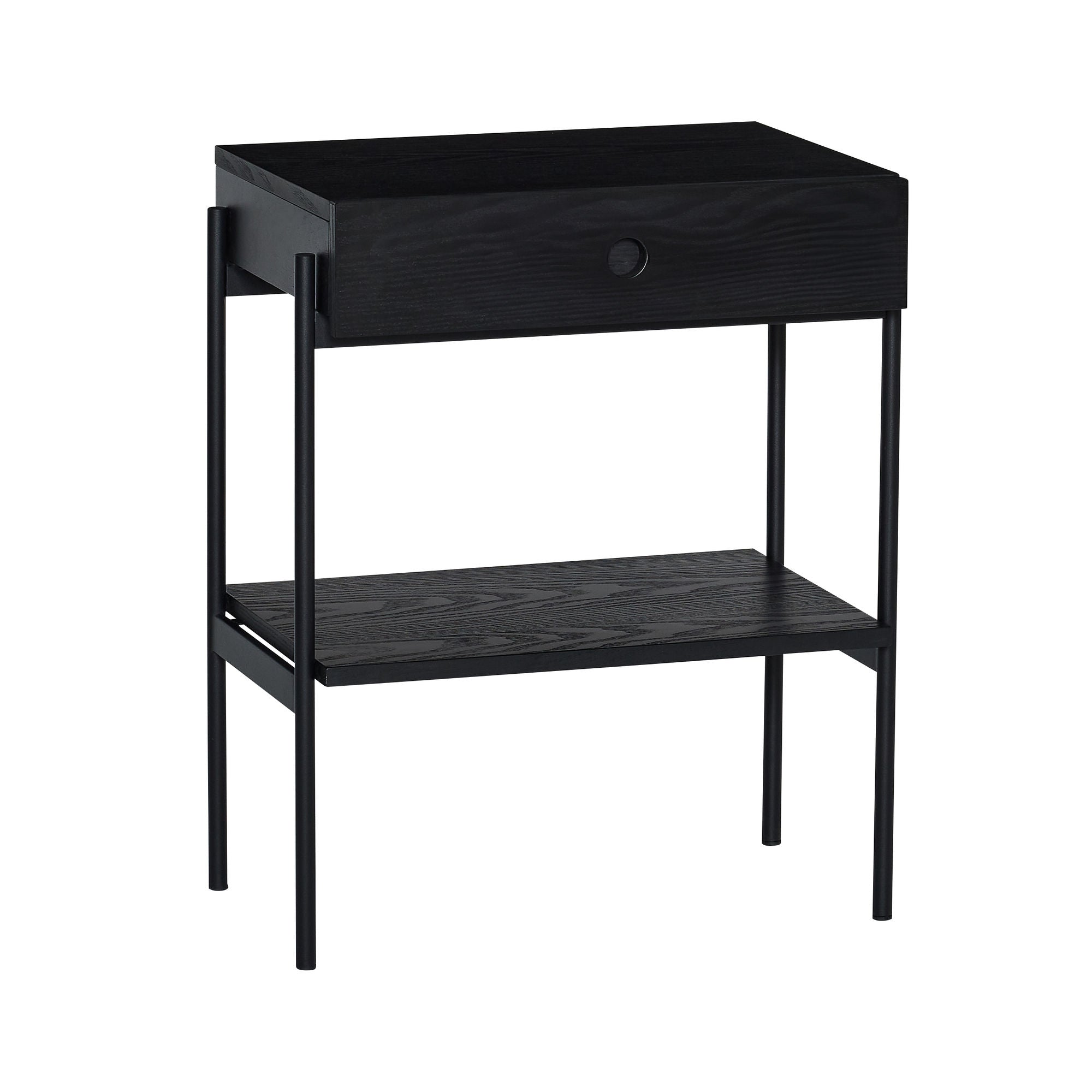 Hübsch Noir de cabeceira preto