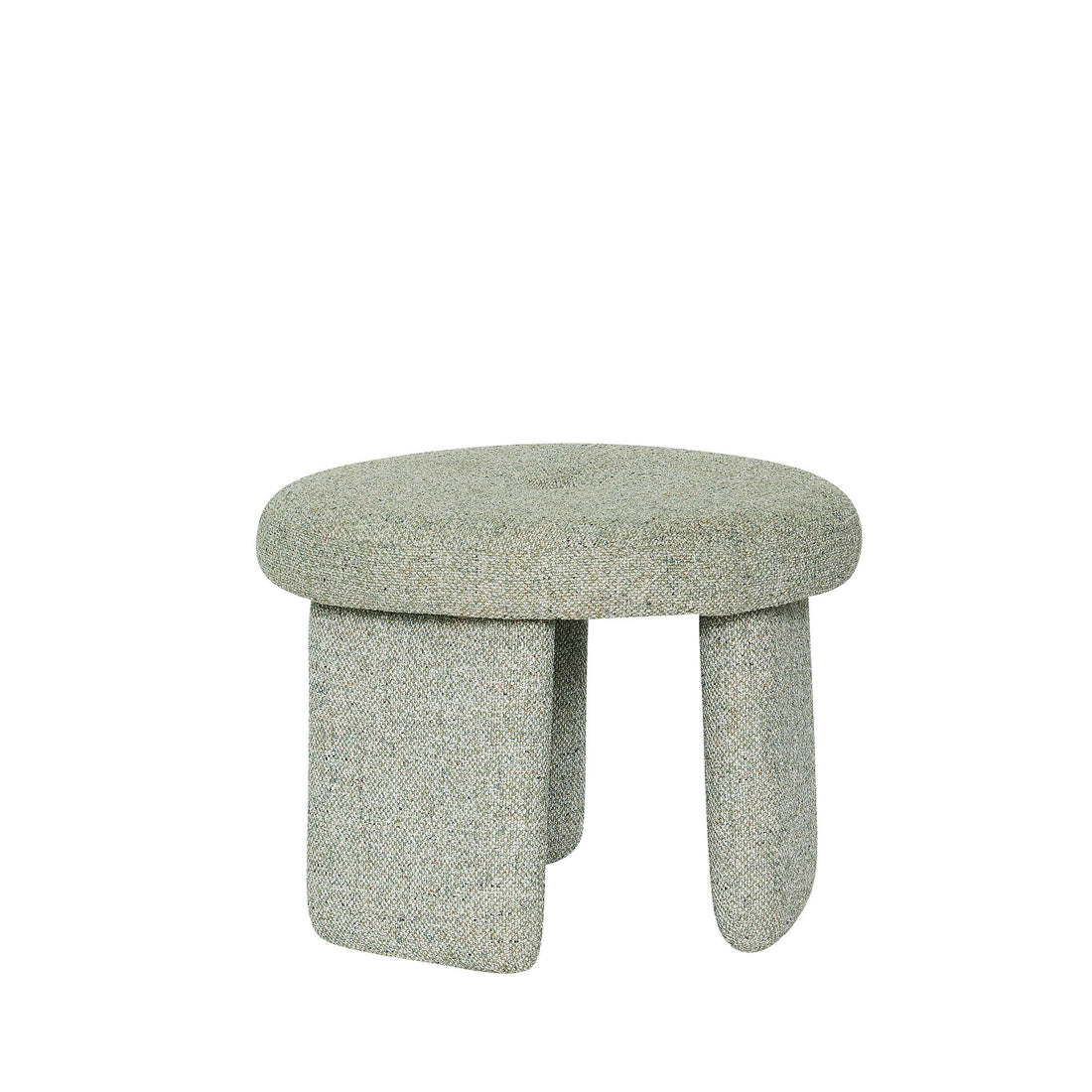 Pufe Hübsch Rocco Verde claro