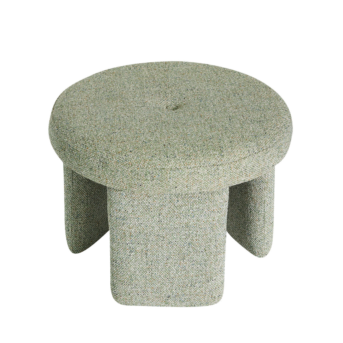 Pufe Hübsch Rocco Verde claro