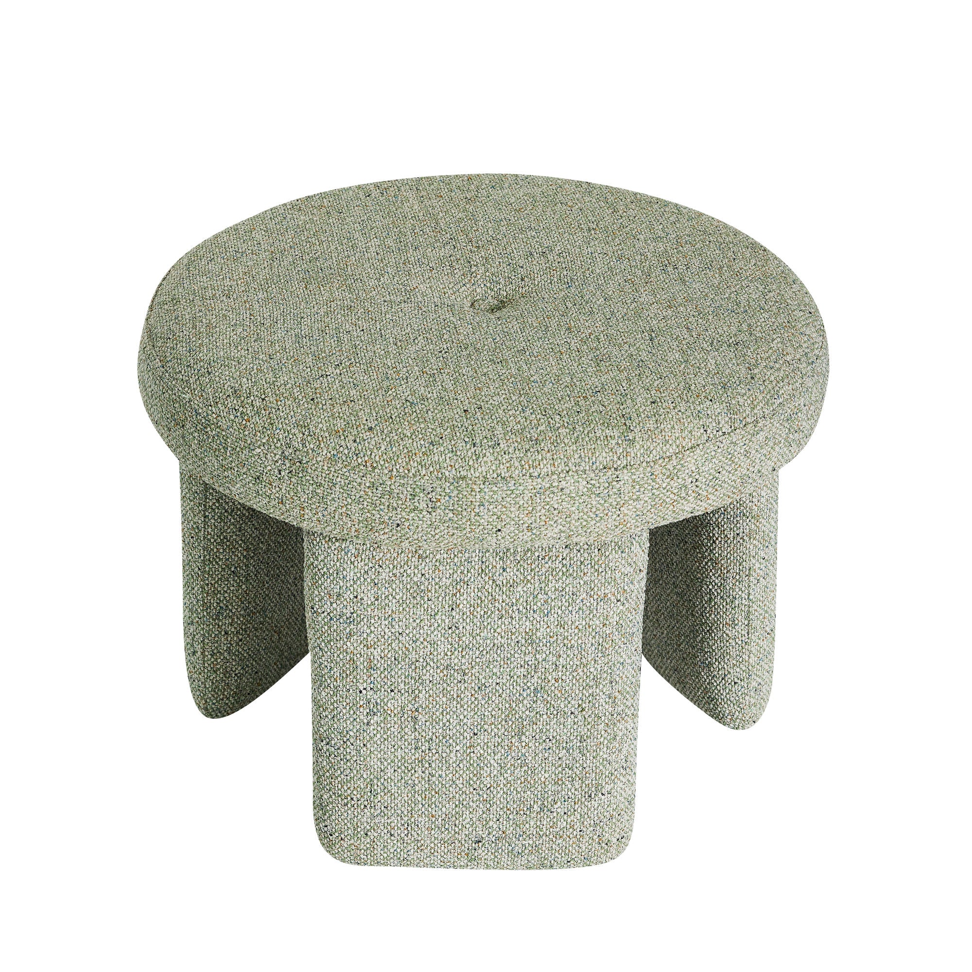 Pufe Hübsch Rocco Verde claro