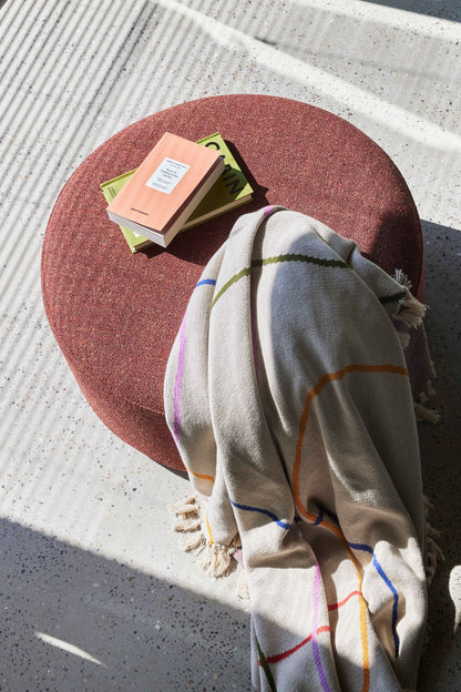 Hübsch marshmellow pUF grande vermelho