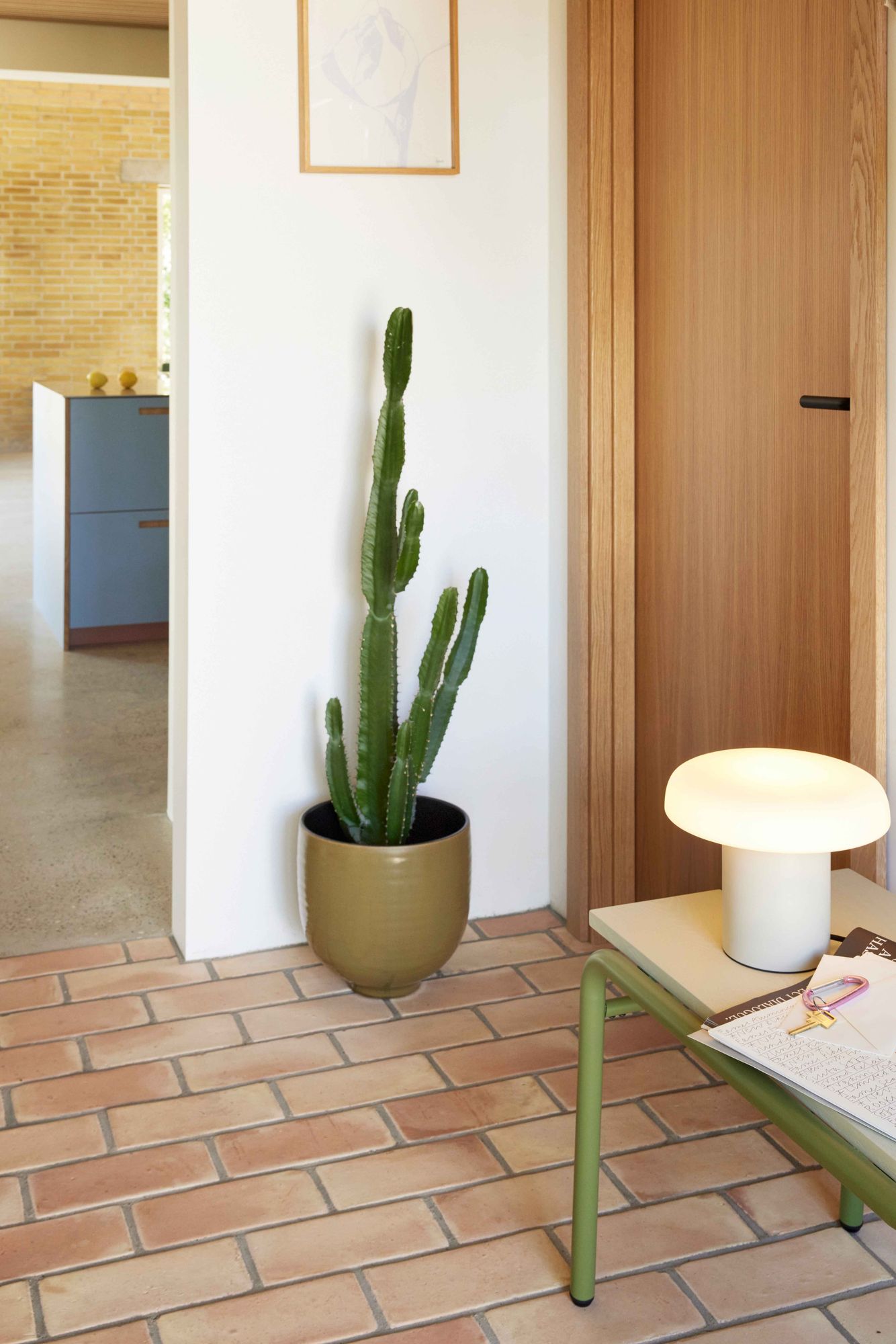 Hübsch Yuka Potte Green (conjunto de 2)