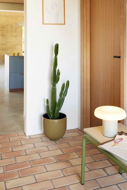 Hübsch Yuka Potte Green (conjunto de 2)