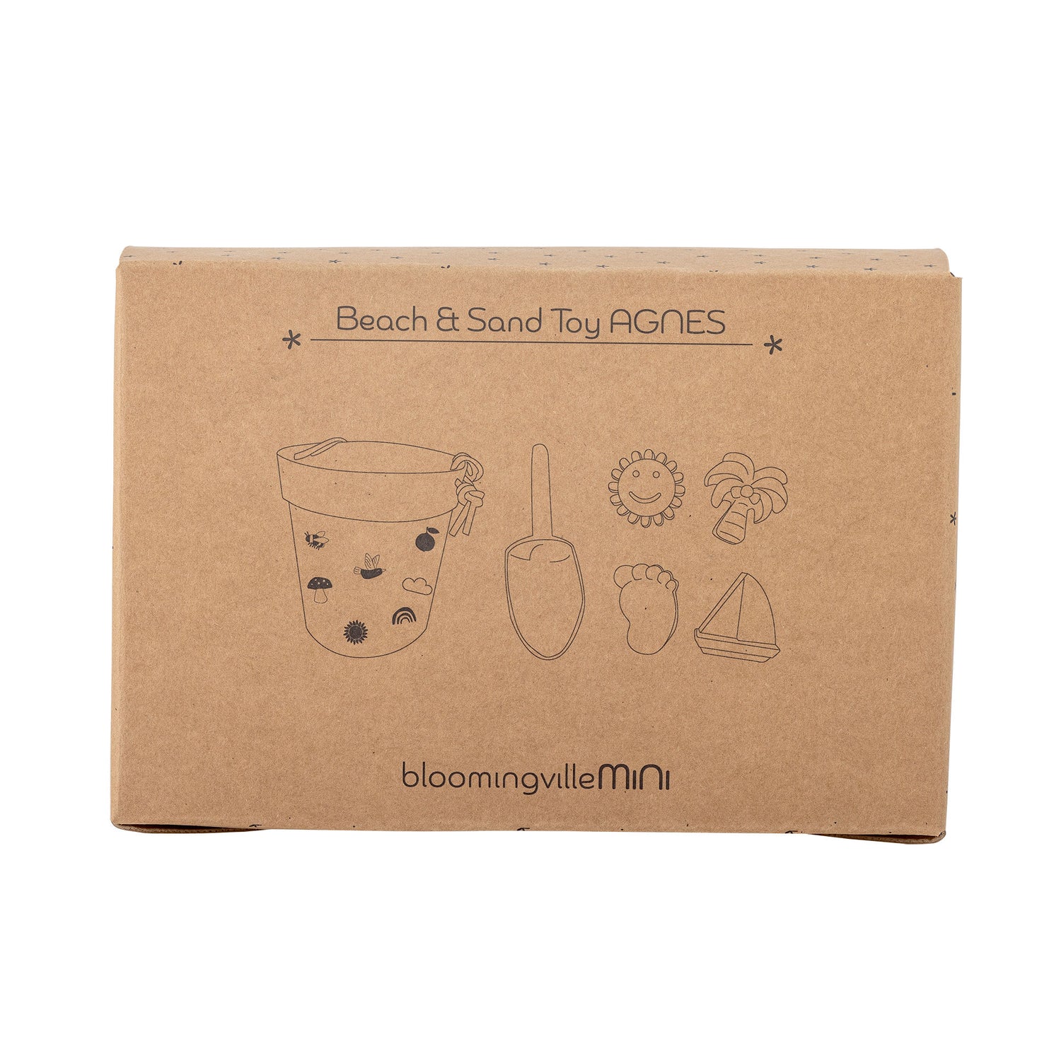 Bloomingville Mini Agnes Strand e Sandkass Toy, Nature, Silicone