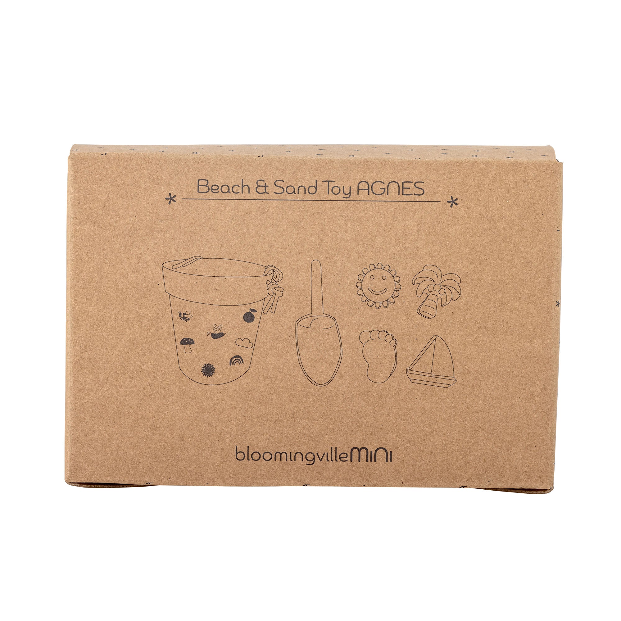 Bloomingville Mini Agnes Strand e Sandkass Toy, Nature, Silicone