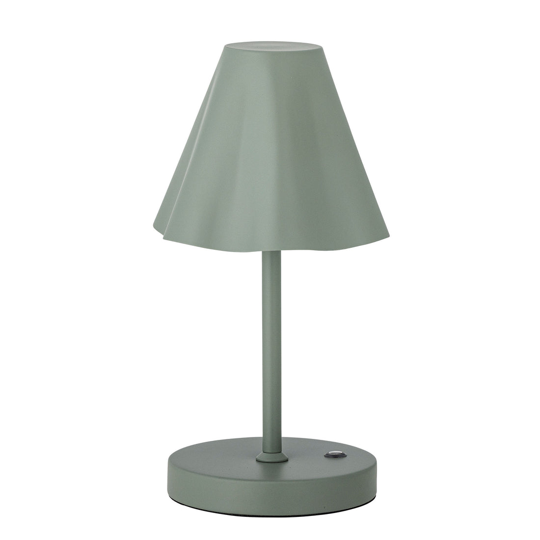 Lâmpada portátil de Bloomingville Lianna, recarregável, verde, metal