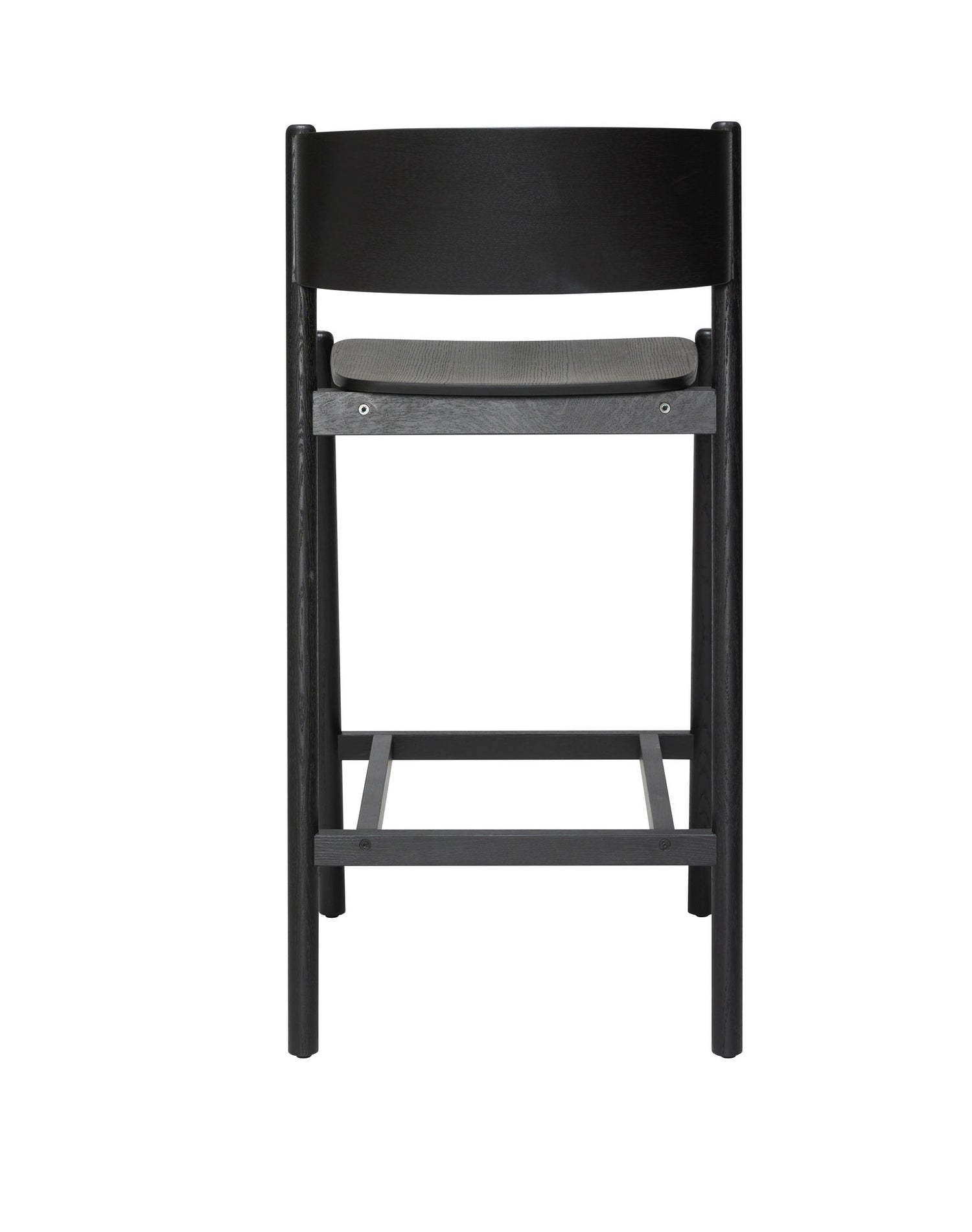 Banco de barra oblíquo preto - 50x55xh103cm