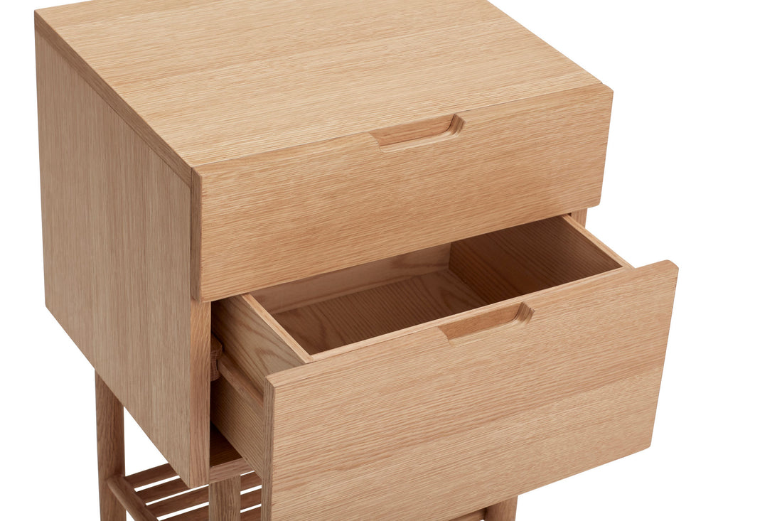 Mesa de cabeceira Hübsch Acorn Natural