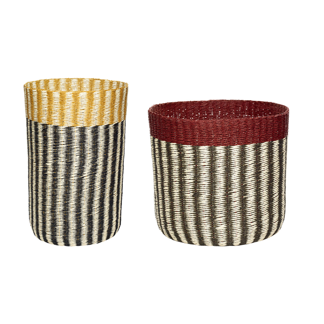 Curva Vertigo multicolor (conjunto de 2) - Ø36xh55, Ø40xh35cm