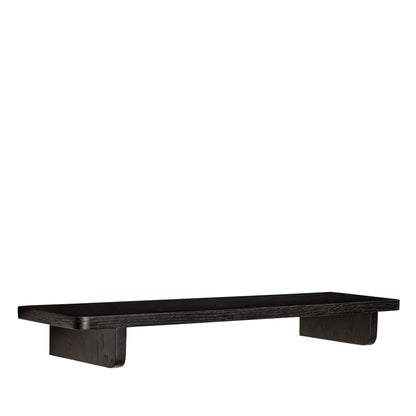 Prateleira de puxão preto - 80x20xh9cm