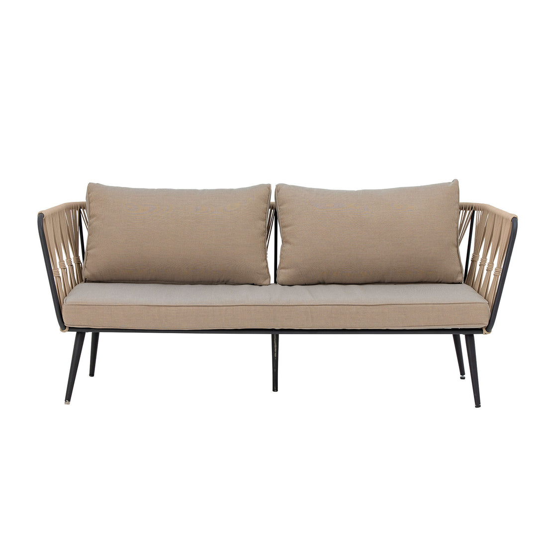 Sofá resistente ao fogo de Bloomingville Pavone, marrom, metal