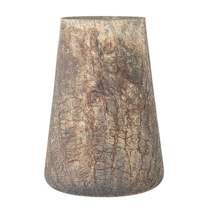 Vaso de Gine Bloomingville, ouro, vidro reciclado