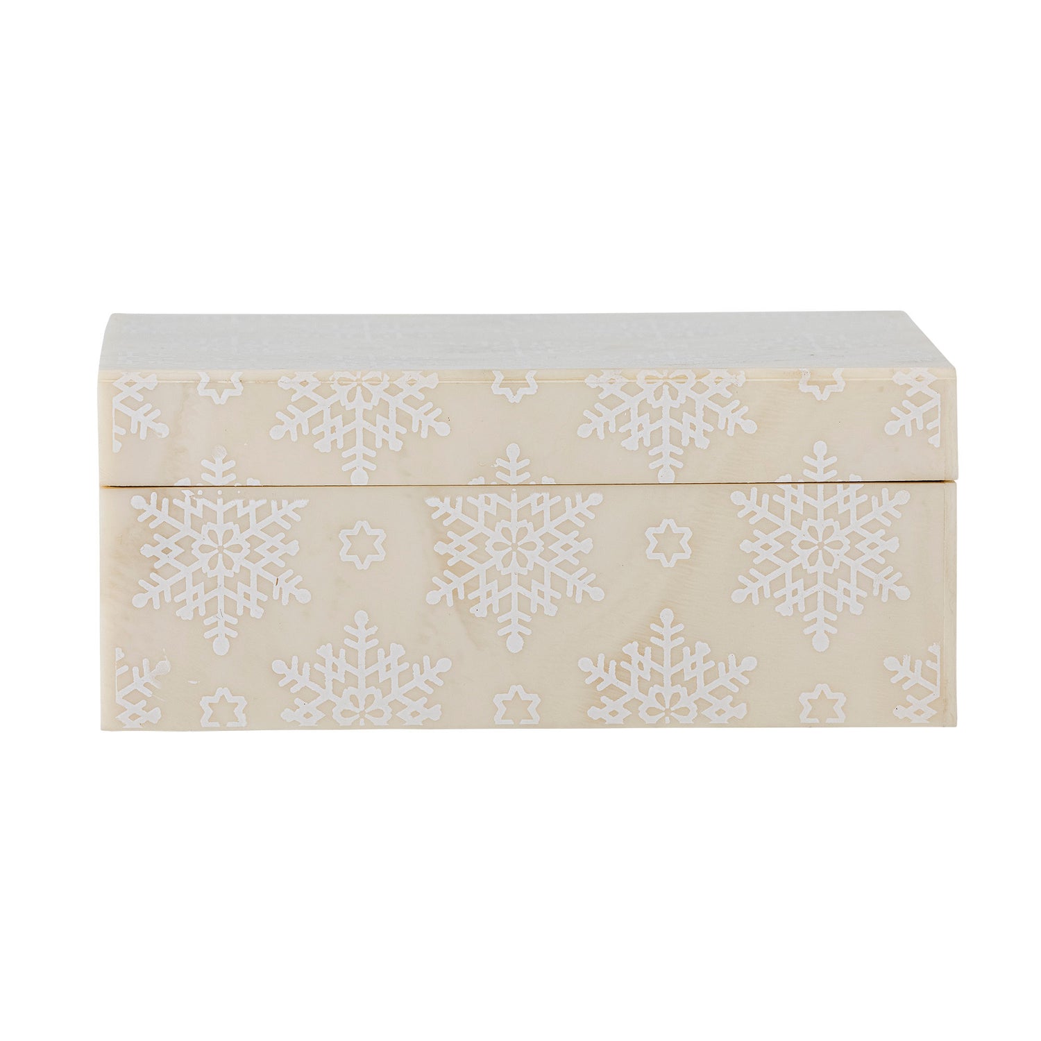 Bloomingville Cheri Box w/tampa, natureza, resina