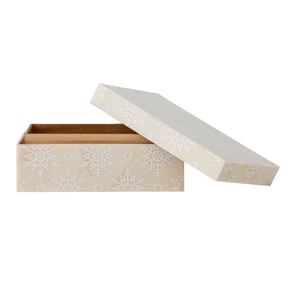 Bloomingville Cheri Box w/tampa, natureza, resina