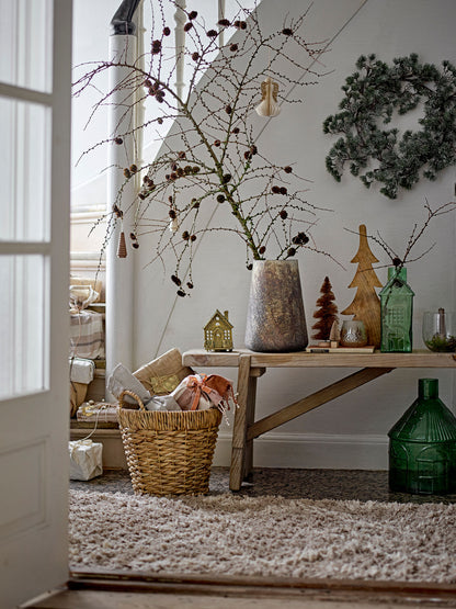 Bloomingville Ceder Wreath, verde, flores artificiais