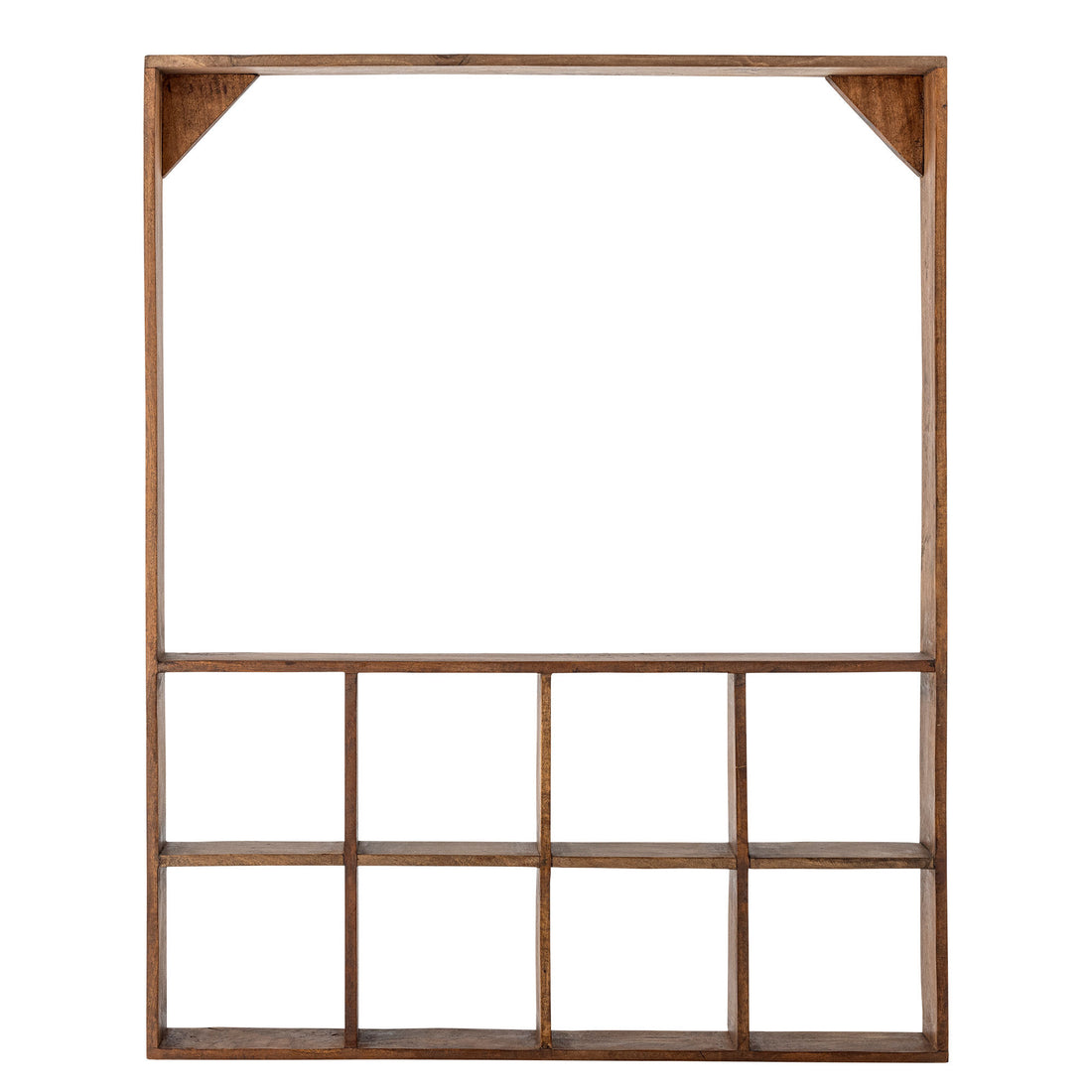 Coleção criativa Marino prateleira, marrom, madeira reciclada