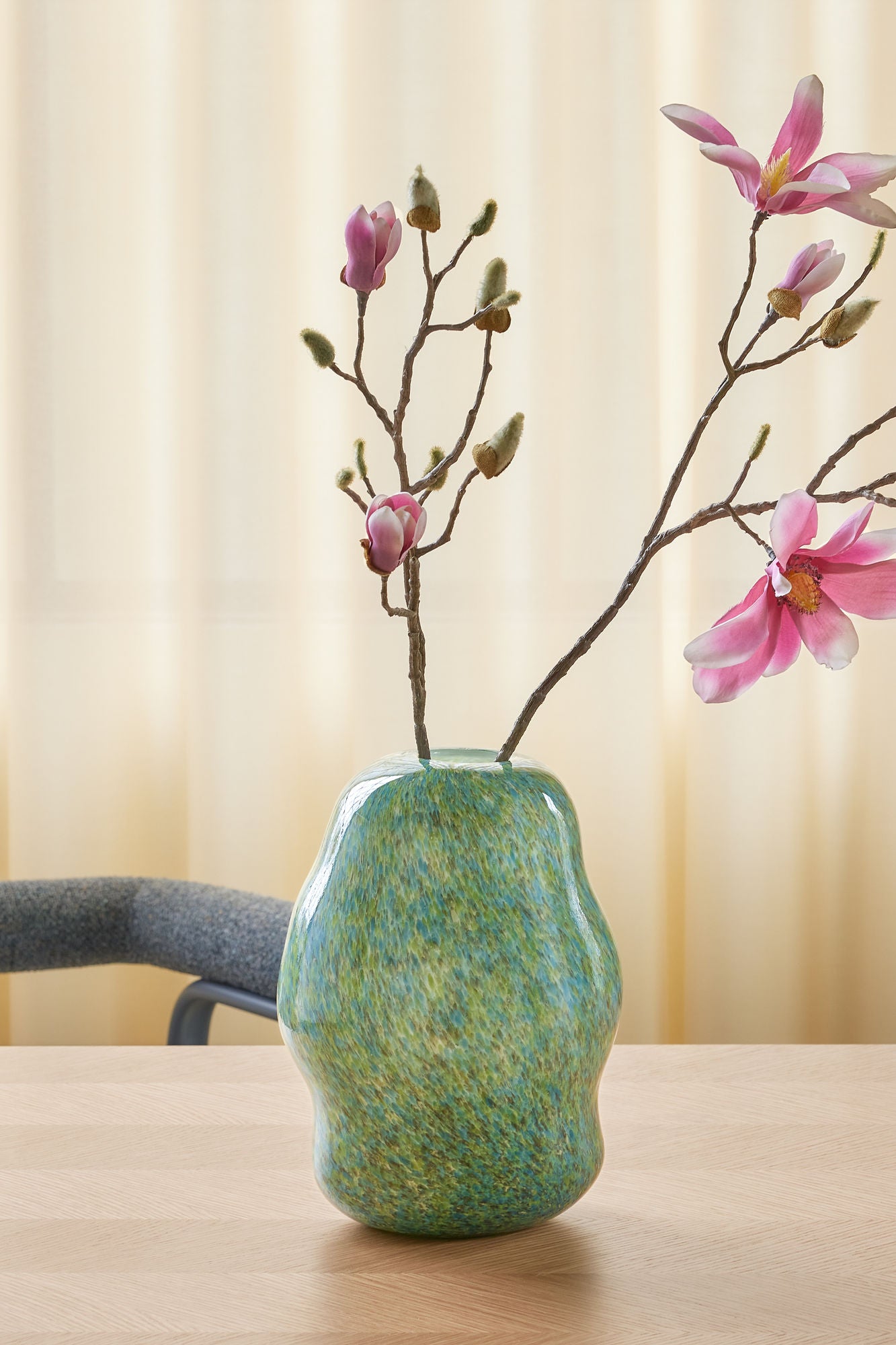 Hübsch miro vase verde