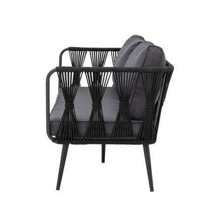 Sofá pavone de Bloomingville, preto, metal
