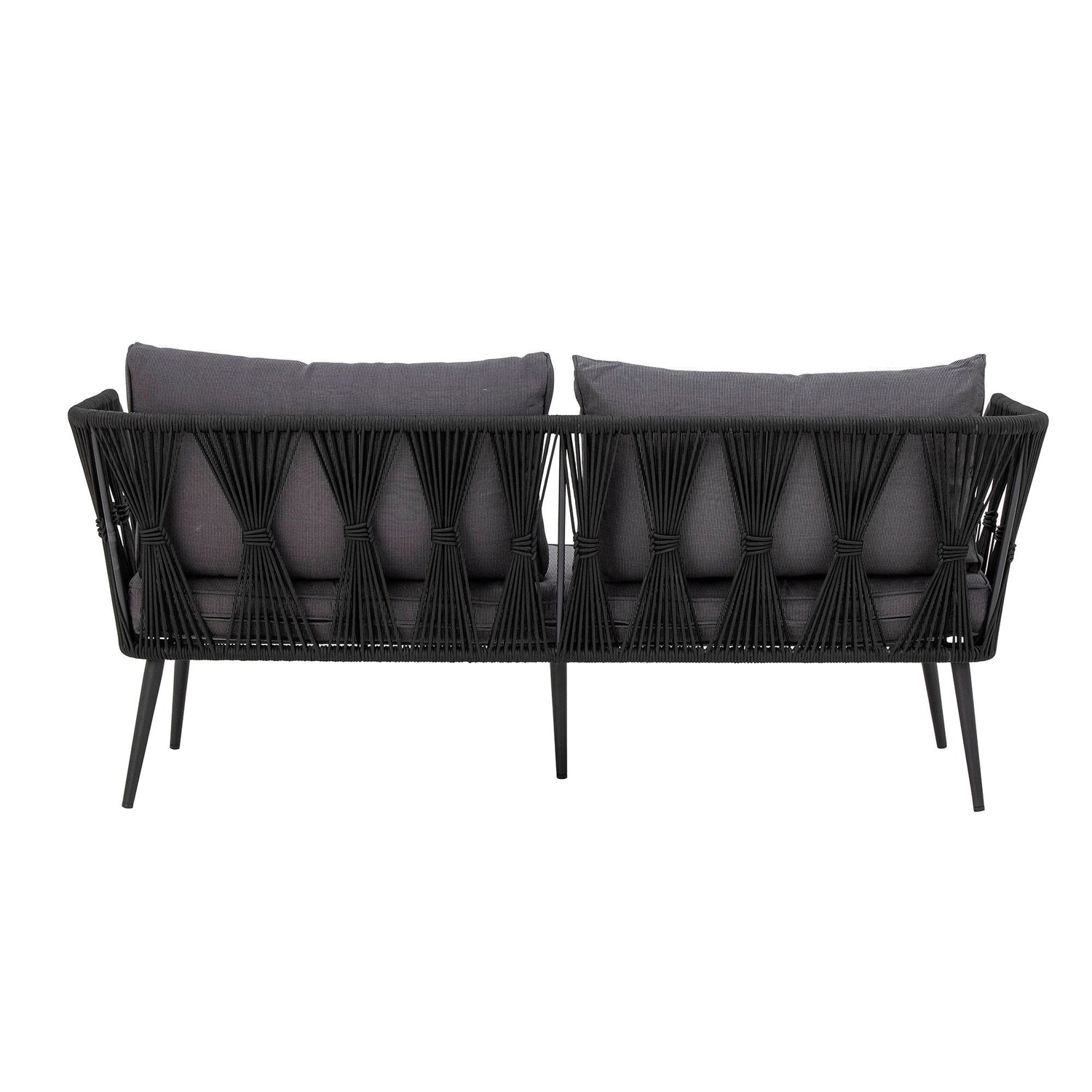 Sofá pavone de Bloomingville, preto, metal