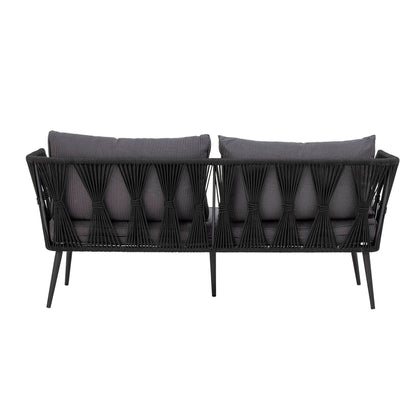 Sofá pavone de Bloomingville, preto, metal