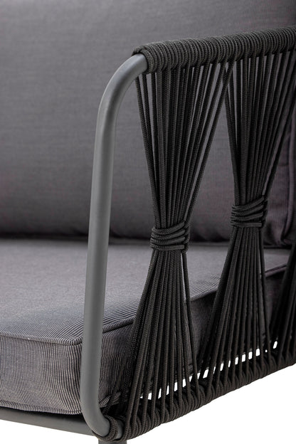 Sofá pavone de Bloomingville, preto, metal