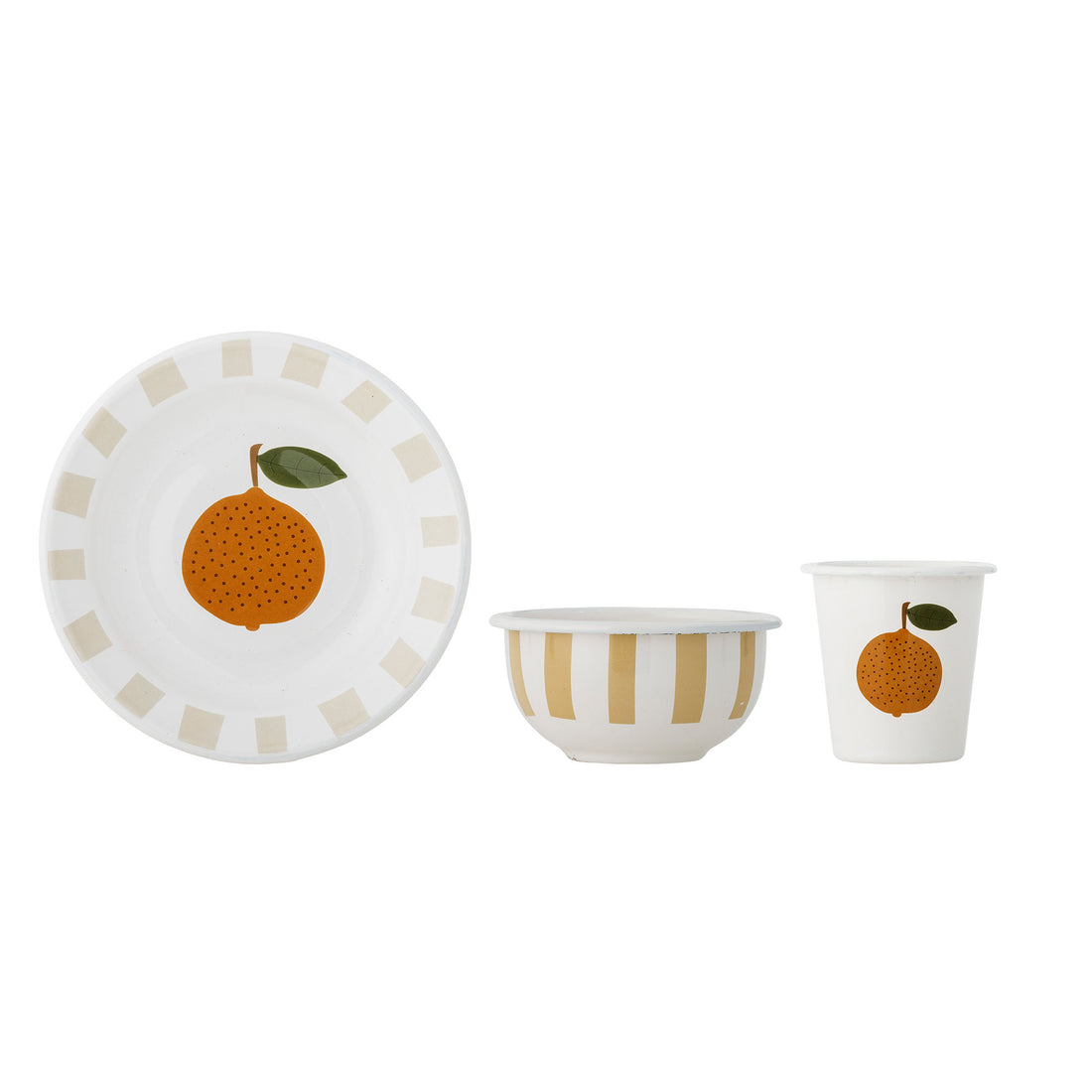 Bloomingville Mini Agnes Frame Conjunto, laranja, ferro