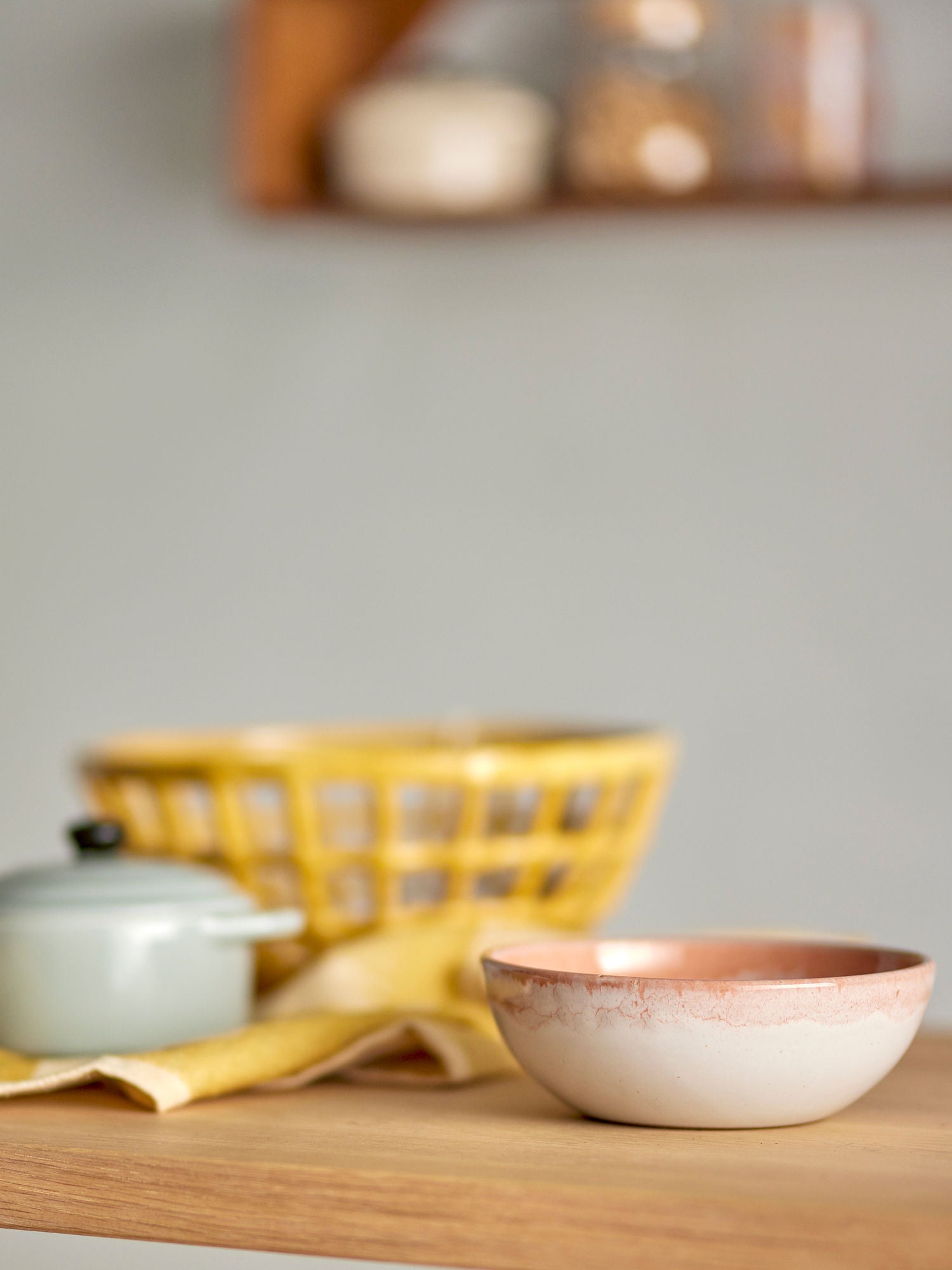 Conjunto de café da manhã de Bloomingville Paula, laranja, grés